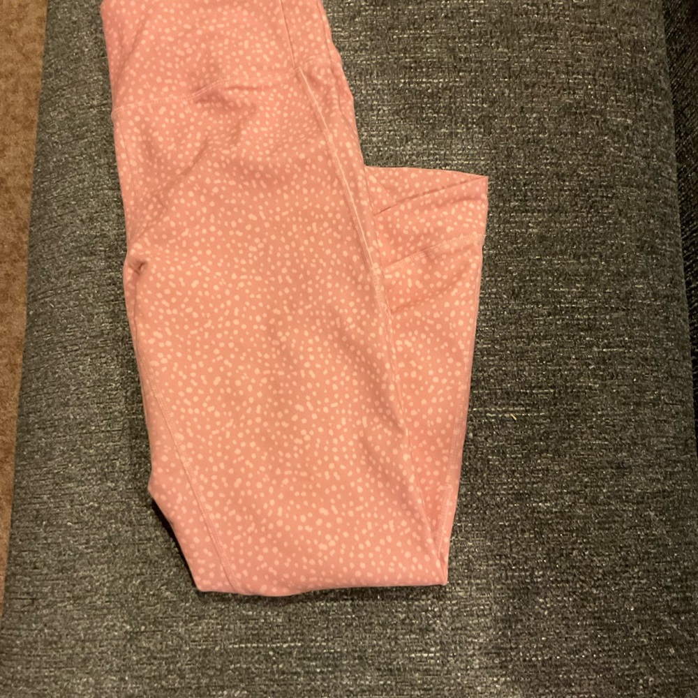 Pink Polka Dot Leggings